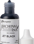 Archival Pad Reinker .5Oz, Jet Black