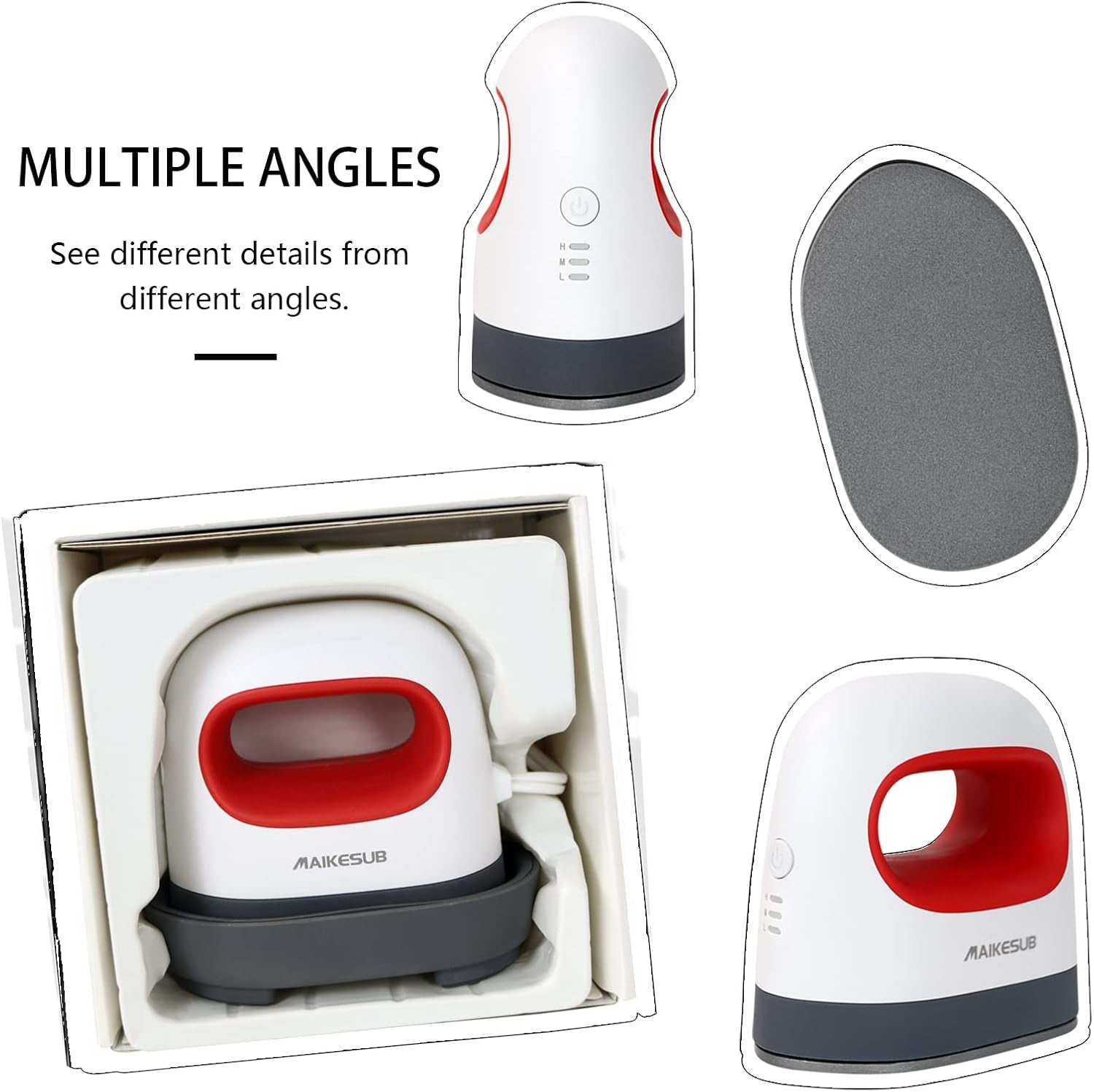 Mini Heat Press Machine Easy to Use for T Shirts Shoes Hats Small HTV Iron on Vinyl Projects Portable Heating Transfer Iron Red