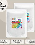 2 Pack Soda Ash for Tie Dye Shirts, DIY Projects, Arts and Crafts (2 Lbs in Total)