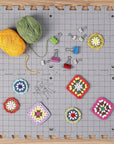 - Interlocking Blocking Mats, 12”X12”, 4 Pack, Blocking Mats for Knitting & Crochet Projects with 50 T-Pins, Knitting Blocking Mats and Pins, Crochet Blocking Board for Crocheting