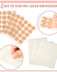 360 Pieces Ear Lobe Support Patches Earring Backs for Droopy Ears Earlobe Support for Earrings Earring Sticker Backs Earring Support Patches Heavy Earring Holder for Women Ear Earring Home Supplies