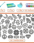 Diamond Art Sticker Kits for Kids, Diamond Art and Crafts Toys Gift for Teen Girls and Boys Ages 6 7 8 9 10 11 12 Year Old