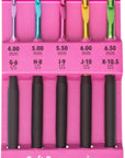 Crochet Hook Set SZ G6-K105, Sizes G6/4Mm to K10.5/6.5Mm