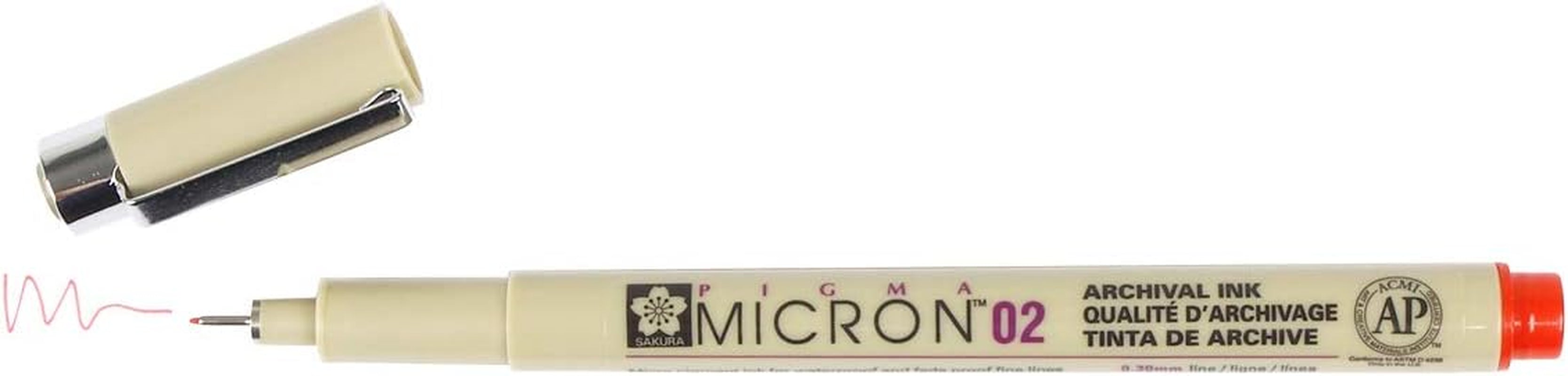 PIGMA MICRON, PACK of 4 ESSENTIAL COLORS, BLACK+RED+BLUE+GREEN, (02)