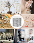 22 Gauge Stainless Steel Wire for Jewelry Making, Bailing Wire Snare Wire Wrapping for Craft and Jewelry Making