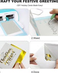The All-In-One Accessories Bundle for Cricut Joy-Accessories and Supplies Include Card Kit,Vinyl Sheets,Joy Mat and Weeding Tools
