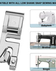 Universal 15 Piece Sewing Machine Presser Walking Feet Kit - OEM Suitable for Babylock Janome Brother New Home Singer Kenmore Simplicity Toyota Necchi