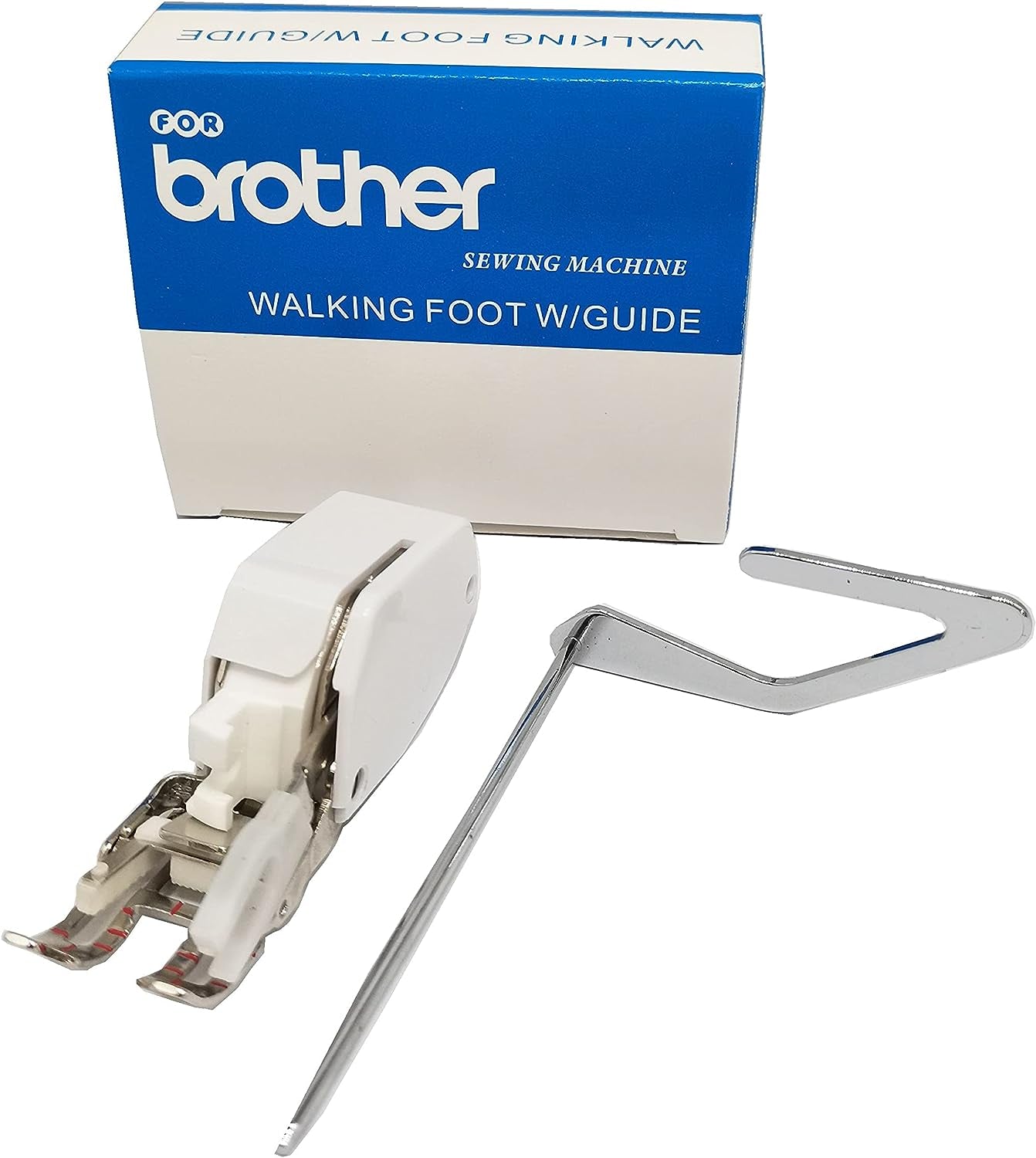 Open Toe Walking Foot W/Guide for Brother Sewing Machine Quilting and Sewing Stitch through Multiple Layers