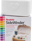 388175A Sidewinder Portable Automatic Bobbin Winder Machine, 120 Voltage, White