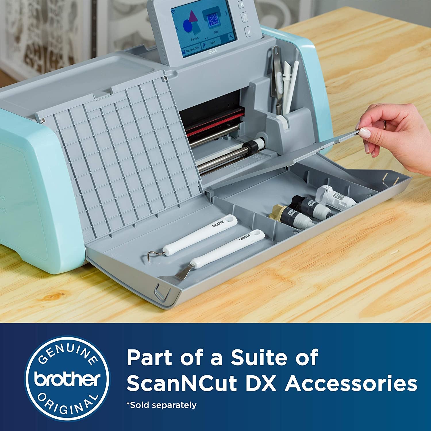 Scanncut DX CADXBLD1 Auto Blade, Replacement Blade for  Cutting Machines, Cut Materials 0.1-3Mm Thick Including Fabric, Felt, Vinyl and More