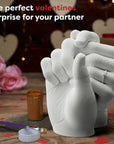 - Holding Hand Casting Kit for Couples with Base & Paints, Hand Sculpture Hand Molding Kit, Hand Mold Kit Couples Activities - Gift for Women for Wedding, Anniversary, Mothers Day, Valentines