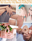 Ring Sizer Adjuster for Loose Rings, 12 Pack 4 Sizes Invisible Clear Silicone Ring Guard for Women Men, Ring Resizer Tightener Spacer Fitter for Too Big Ring, Make Ring Smaller without Resizing