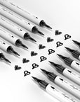 Black Paint Pen, 12 Pack Acrylic Paint Markers for Canvas, Wood, Stone, Ceramic