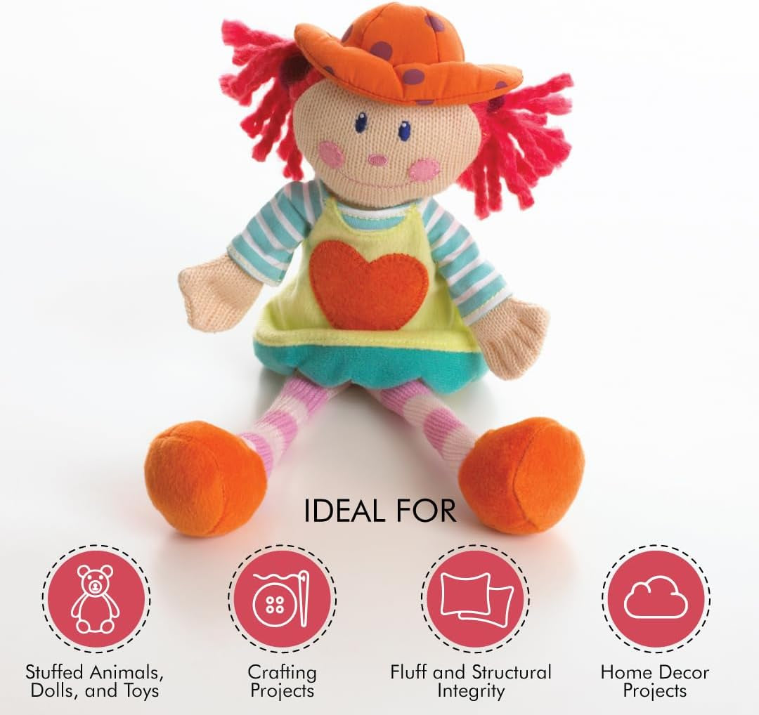 Poly-Fil Crafter’S Choice Packaging Fiber, 10 Ounce (Pack of 1), Blue