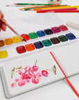 Watercolor Book, Pack of 3, 80 Pages Each, 3.5X5.5 Inch Watercolor Notebook, 110Lb/230Gsm Water Color Paper