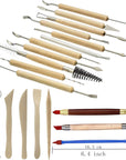 Pottery Sculpting Tools 32PCS Ceramic Clay Carving Tools Set for Beginners Expert Art Crafts Kid'S after School Pottery Classes Club Children Students