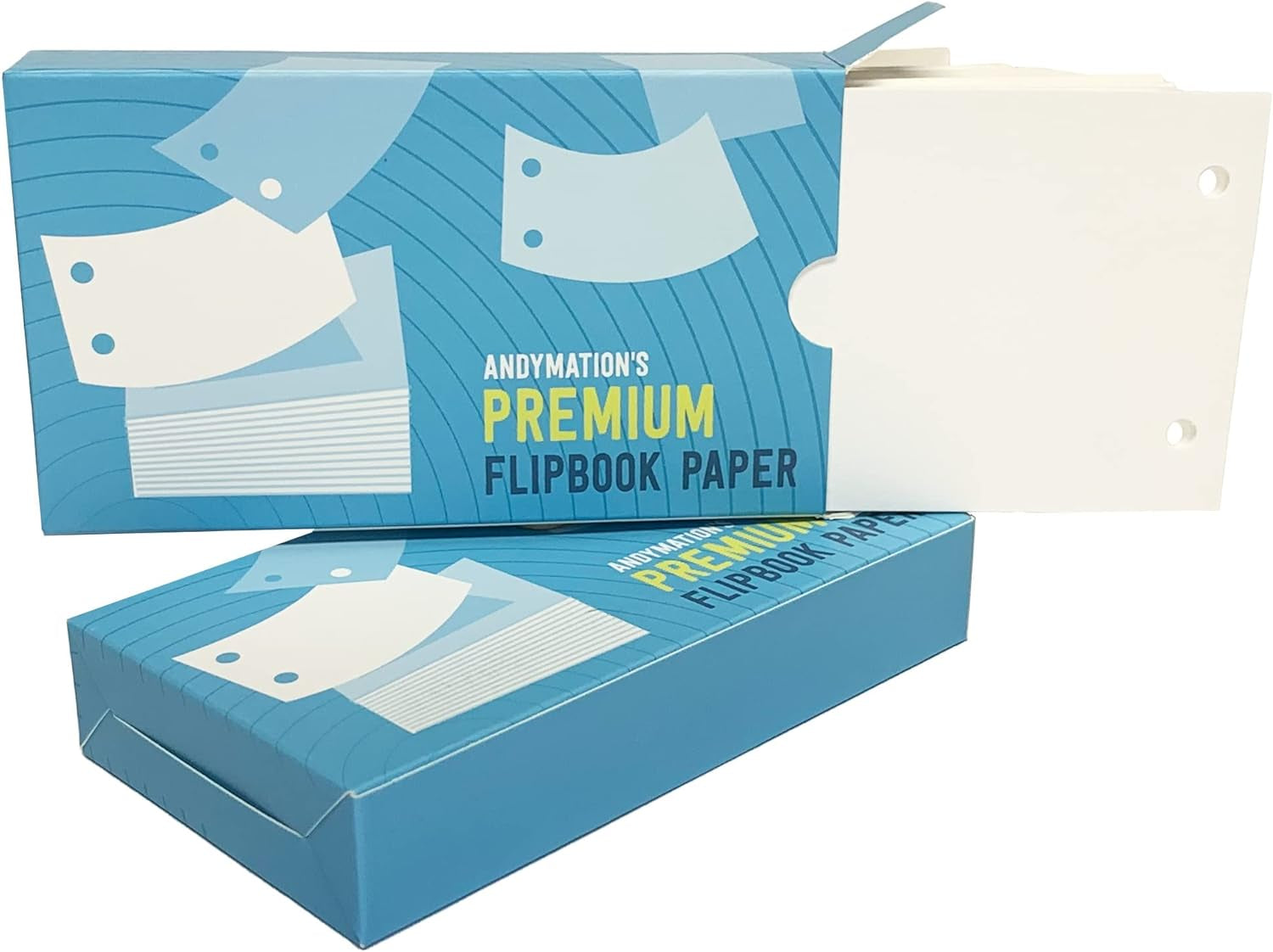 Official 'S Flipbook Starter Kit for Kids & Adults with LED Light Pad for Drawing & Tracing Animation, Premium Pre-Drilled Flip Book Paper, Removable Binding Screws