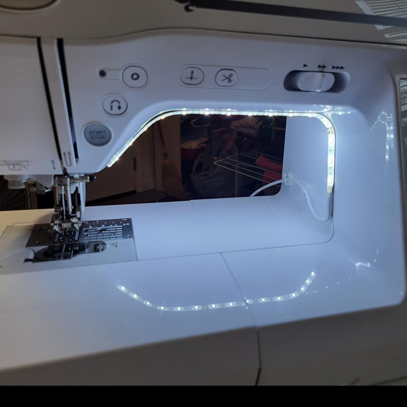 Sewing Machine Lights LED Strip 36LEDS, Machine Working LED Lights Attachable LED Sewing Light Strip Kit 2 Sets