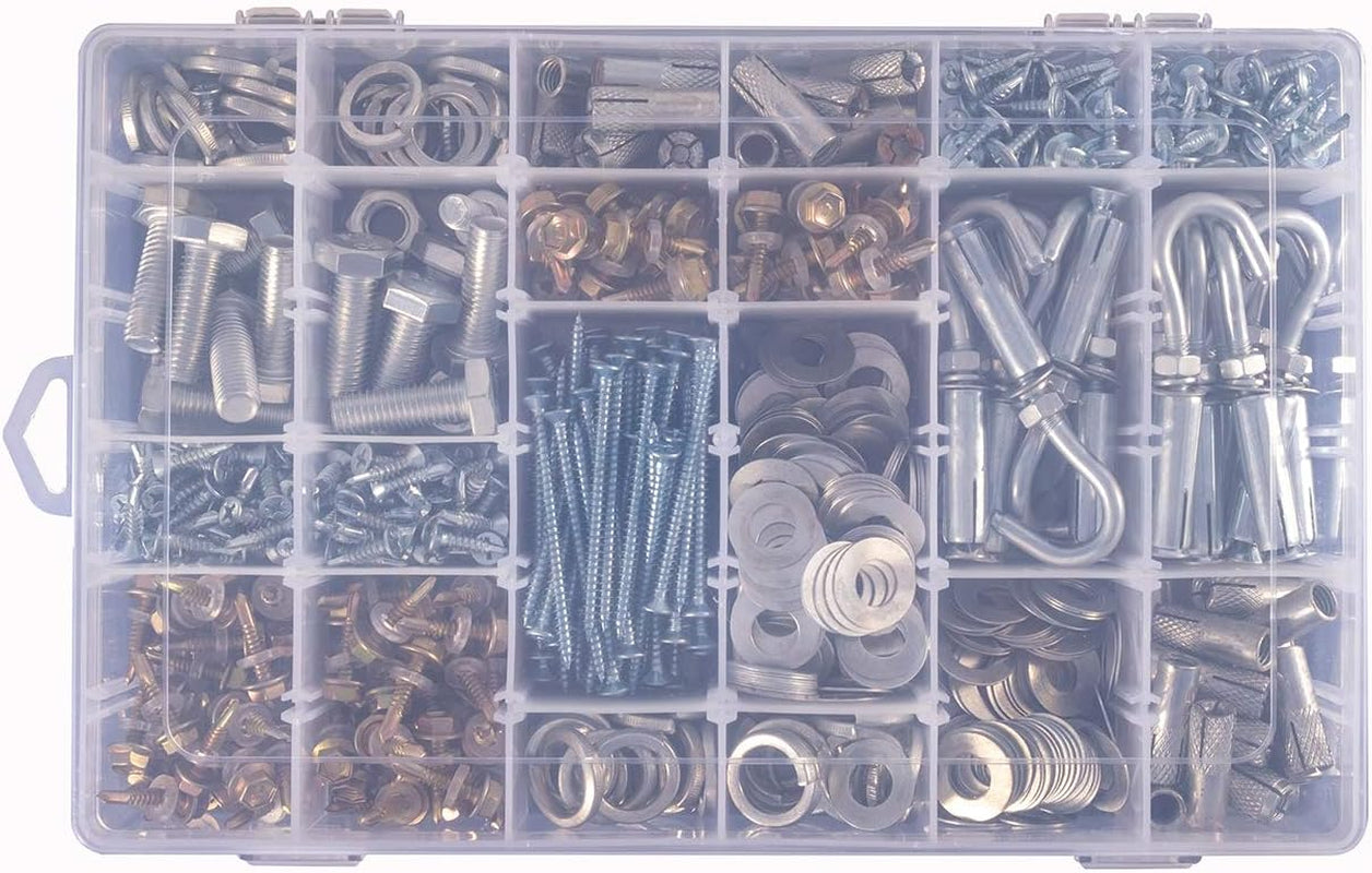 Plastic Organizer Container Box 36 Compartments Jewelry Storage Box with Adjustable Dividers (1 Pack)