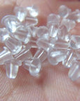 3Mm Invisible Plastic Earrings Blank Pins Stud Tiny Head Findings DIY Supplies (200 Pieces/100 Pairs)