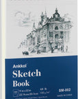 9" X 12" Sketch Book, Hardcover Sketchbook, Top Spiral Bound Sketch Pad, 100 Sheets (68Lb/100Gsm) Drawing Paper Pad, Art Supplies for Adults for Kids Drawing Notebook.