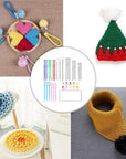 35Pcs Yarn Needle Tapestry Needles,Darning Needle Yarn Needles,Big Eye Blunt Knitting Needles with Stitch Markers for Knitting Crocheting
