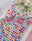 3120Pcs 6Mm Self-Adhesive Rhinestone Stickers Gem Stickers Jewels Crystal Embellishment Sheet for Crafts DIY Card Making (12 Sheets)