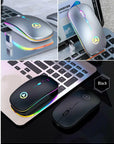2.4GHz RGB Wireless USB Rechargeable Mouse