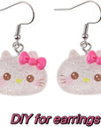 60PCS 3D Kawaii Cartoon Animal Charms Pendant Cute Charms DIY Pendants for Jewelry Making Necklace Earrings Keychains Bracelet, Mutiple Styles (C)