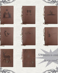 Scrapbook Extra Refill Black Pages, 30 Sheets(60 Pages) Thick Blank Paper 10.24 X 7.1 Inches for  Leather Scrapbook Album 11.02 X 8.3 Inches DIY Memory Scrap Book