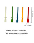 Glue Spreaders, Colored Plastic Glue Smear Sticks Applicator Glue Spreaders DIY Art Leather Craft Tool, Easy Clean Glue Spreaders Polypropylene Plastic - Pack of 30