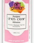Art Glitter Designer Dries Clear 8OZ Bottle Refill (Flat Cap)
