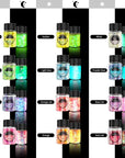 Glow in the Dark Glitter 15 Jar - 12 Colors Glow Glitter and 3 Colors Gold Foil Flakes, High Luminous Glitter for Resin Crafts, Cosmetic, Nail, Glowing Dye for DIY