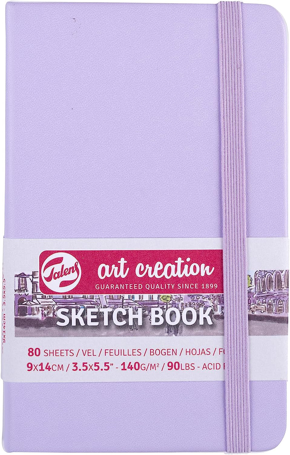 Royal Talens T9314-313M 441866 Talens Art Creation Sketchbook, Drawing Notebook, 8.3 X 11.8 Inches (21 X 30 Cm), Coral Red