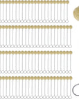 Wool Daubers Ball Brush (Pack of 100) - Applicator Tool for Leather Dye, Dying, Staining, Crafting, DIY Crafts Projects, Gluing, Contact Cement, Shoe Shine Polish - Daub, Swab, Wipe, Spread