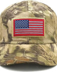 Acaed 4 PCS American United States Flag Patch, Full Embroidery Badge Hook & Loop Tactical 2"X3.15" USA Flag Military Patches, Professional Embroidered for Caps Bags Vests Uniforms, US Flag Patch