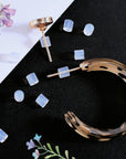 Clear Earring Backs, 200PCS Plastic Earring Stoppers, Tube Earring Findings, Hypo-Allergenic Jewelry Accessories