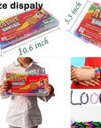 Rubber Band Bracelet Kit, Loom Making Kit for Girl, Loom Bands Refill Kits for Children Boy Girls Gift DIY Friendship Bracelets