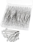 200 Pcs Diamond Bouquet Pins 2 Inches Corsage Pins Flower Pins Rhinestones Crystal Head Pins Straight Head Pins Clear Flower Pins for Wedding Bouquet Decoration Jewelry DIY Craft
