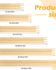 6 Sets Stretcher Bars for Needlework 6 Sizes Regular Stretcher Bars Wooden Canvas Stretcher Bars for Needlepoint Embroidery Stitch Frame Set Bundle with Crafts