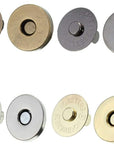 Magnetic Button Clasps Snaps Fastener Clasps for Sewing, Craft, Purses, Bags, Clothes, Leather 40 Sets(18Mm-4 Colors)