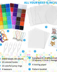 25000 Mini Fuse Beads Kit, 2.6Mm Beads, Tiny Melty Beads in 48 Colors for Boys and Girls, Fuse Beads Set with 4 Pegboards, 3 Tweezers, 3 Ironing Paper for Arts, Crafts & Gifts