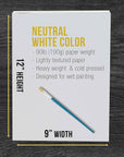 9" X 12" Premium Heavyweight Watercolor Painting Paper Pad, Pack of 2, 24 Sheets Each, 90 Pound (190Gsm) - Cold Pressed, Acid-Free, Wet, Dry & Mixed Media - Artists, Students, Adults
