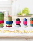 65PCS(65PCS+1PCS Gift) Embroidery Thread Holder-Keep Thread Spool Organized - Thread Spool Holder for Embroidery Thread,Sewing