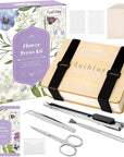 Flower Press Kit, 6 Layers 6.3 X 8.3 Inches Plant Press Kit, Flower Preservation Kit Including Instructions, DIY Dried Flowers Crafts Flower Pressing Kit for Adults Kids