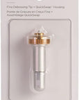 Fine Debossing Tip + Quickswap Housing, Tip with Rolling Debossing Ball, Deboss Designs on Thick Foil, Cardstock & More, for Personalized Crafts, Compatible with Maker Cutting Machine