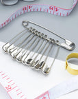 280 Pack 1-2.2 Inch Safety Pins Assorted Size Rust-Resistant Nickel Plated Steel Sharp Edge for Clothes, Sewing, Arts Crafts