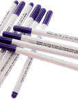 12 PACK Disappearing Ink Marking Pen, Air Water Erasable Pen/ Fabric Marker/ Temporary Marking/ Auto-Vanishing Pen for Cloth (Purple)