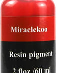 Red Epoxy Resin Color Dye Colorant Liquid Epoxy Resin Pigment,60Ml,Translucent