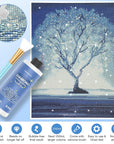 Updated Diamond Painting Sealer 2 Pack 500ML with Silicone Brush, 5D Diamond Painting Glue Accessories Permanent Hold & Shine Effect for Diamond Painting and Jigsaw Puzzles (17.6 OZ)